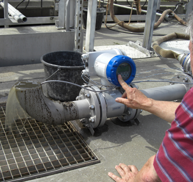 Ứng dụng đồng hồ đo lưu lượng nước dạng điện tử.