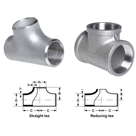 Cấu tạo tê inox