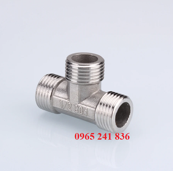 Tê inox ren ngoài, tê ren ngoài inox