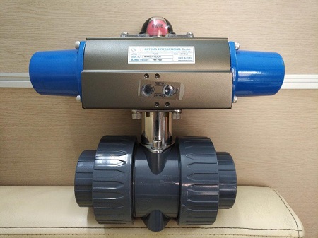 Van bi nhựa điều khiển kh&iacute; n&eacute;n t&aacute;c động đơn