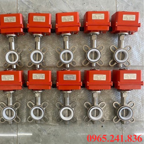 Van bướm inox điều khiển điện