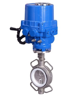 Van bướm inox đ&oacute;ng mở bằng điện 24V, 220V, gi&aacute; rẻ.