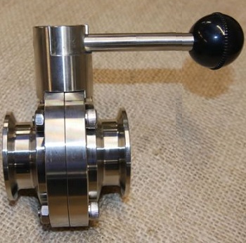 Van bướm inox vi sinh, 304L, 316L ch&iacute;nh h&atilde;ng, gi&aacute; rẻ.