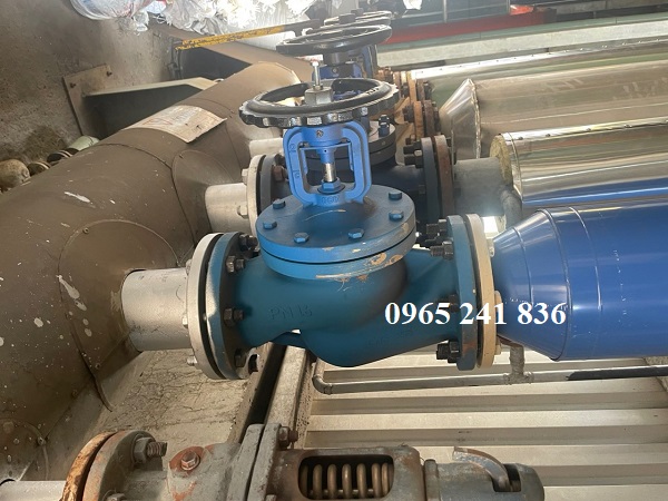 Ứng dụng van cầu hơi Soy Thổ Nhĩ Kỳ.