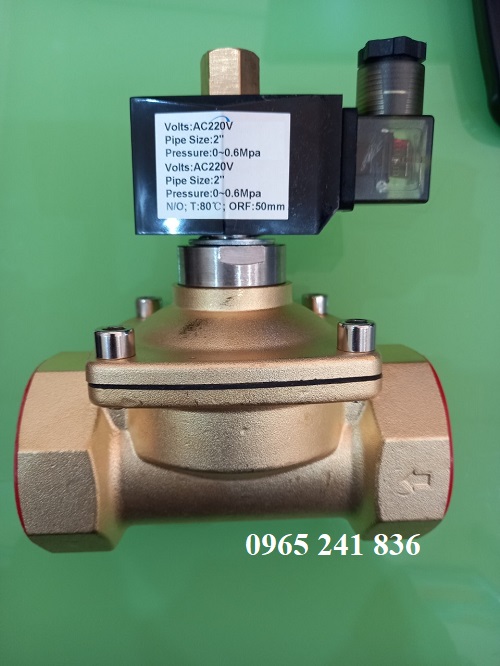 Van điện từ đồng thường mở 12V, 24V, 110V, 220V chính hãng.