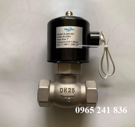 van điện từ inox hơi n&oacute;ng
