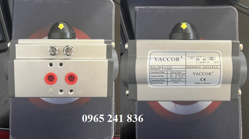 Bộ điều khiển kh&iacute; n&eacute;n 052 | Lắp van bi DN15, DN20, DN25 - van bướm DN40, DN50.