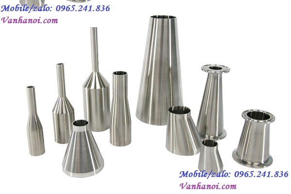 Côn thu inox vi sinh.