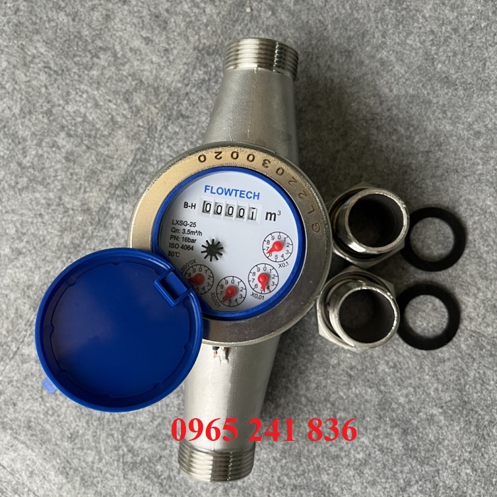 ứng dụng đồng hồ đo lưu lượng vỏ inox