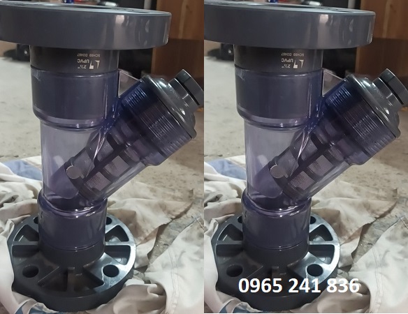 lọc y nhựa mặt bích