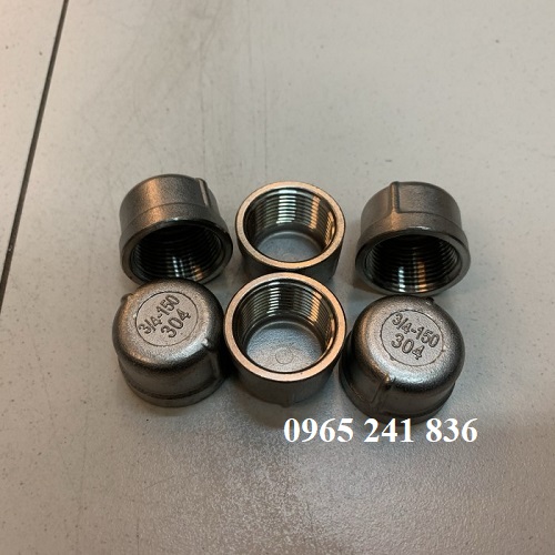 Nắp bịt inox ren trong