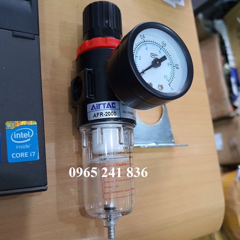 Bộ lọc khí nén lắp van bi khí nén