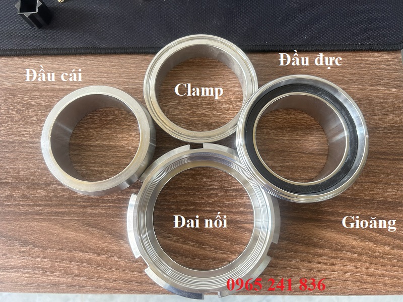 Cấu tạo rắc co inox vi sinh.