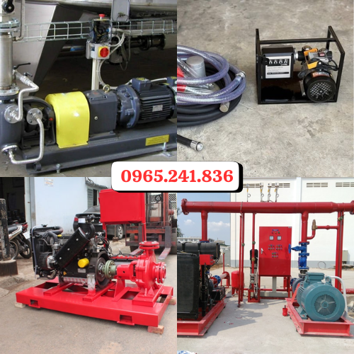 Ứng dụng máy bơm dầu diesel