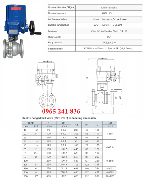 catalogue van bi điện tay quay