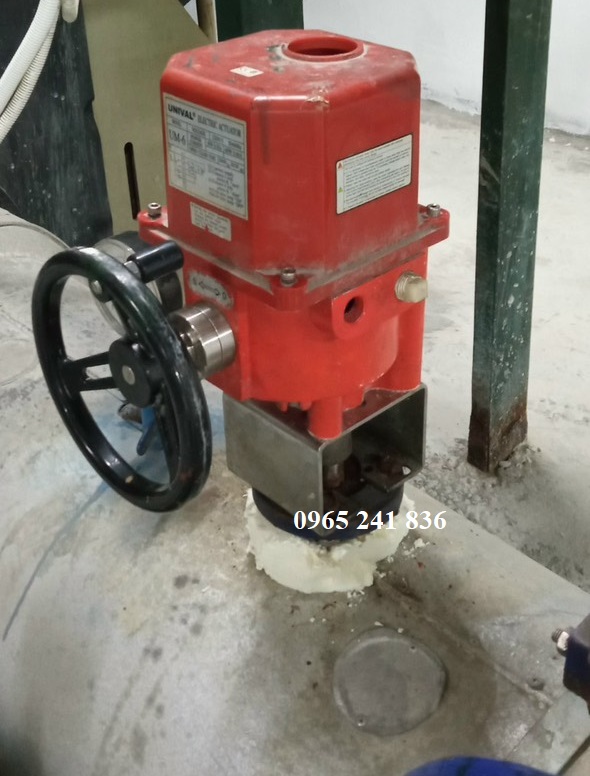 Ứng dụng van bi điện tay quay