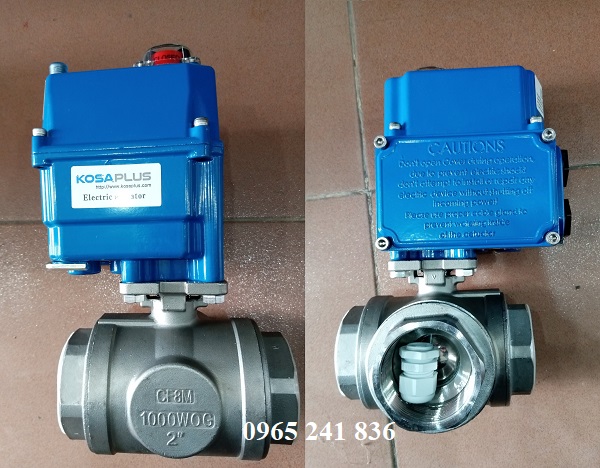 van bi 3 ngã điều khiển điện Kosaplus