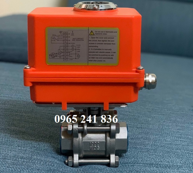 van bi điều khiển điện Geko theo kiểu loại