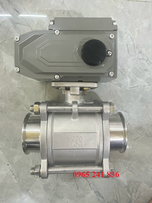 Van bi inox đ&oacute;ng mở bằng điện