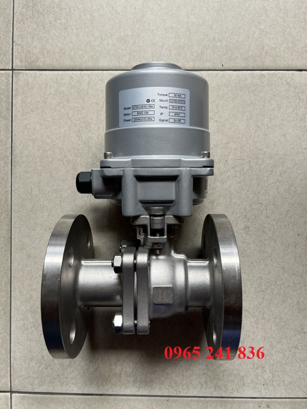 van bi mặt b&iacute;ch JIS10k điều khiển điện