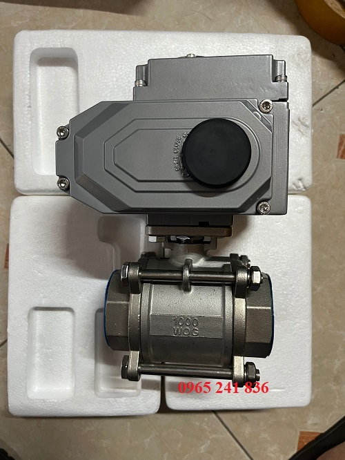 van bi nối h&agrave;n điều khiển điện