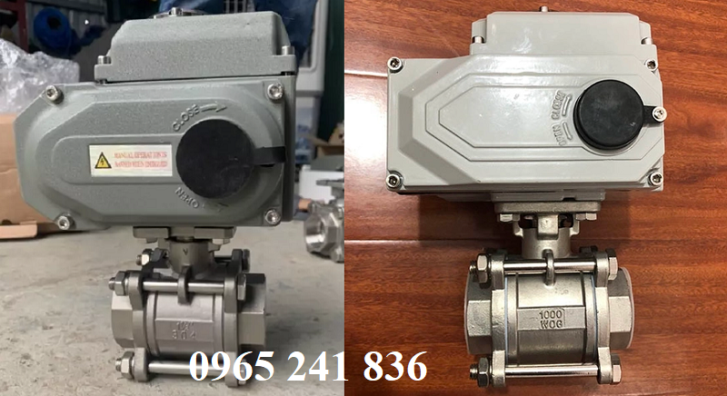 van bi inox h&agrave;n điều khiển điện