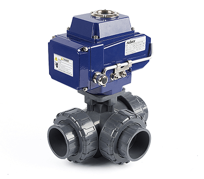 van bi nhựa 3 ng&atilde; điều khiển điện