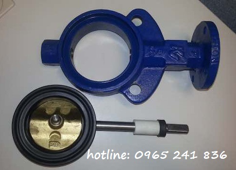 Cấu tạo th&acirc;n van bướm.