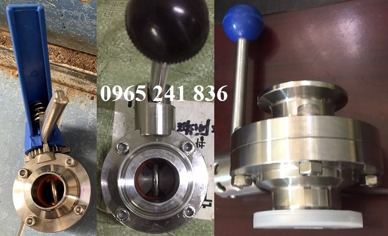 Van bướm vi sinh inox.