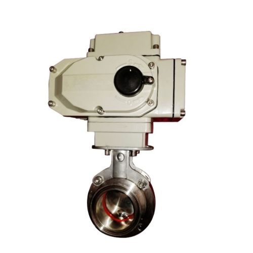 Van bướm vi sinh điều khiển điện Trung Quốc