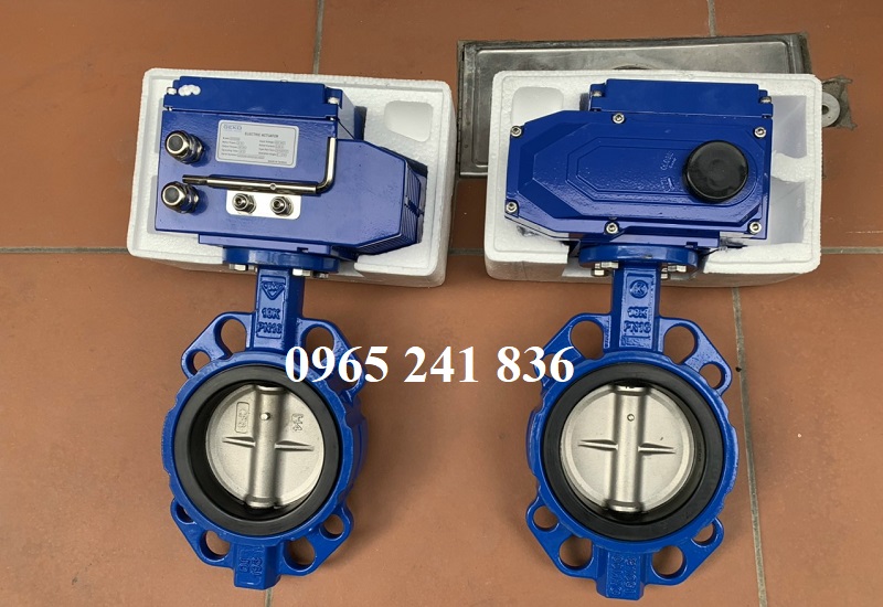 Van bướm gang điều khiển điện Geko.