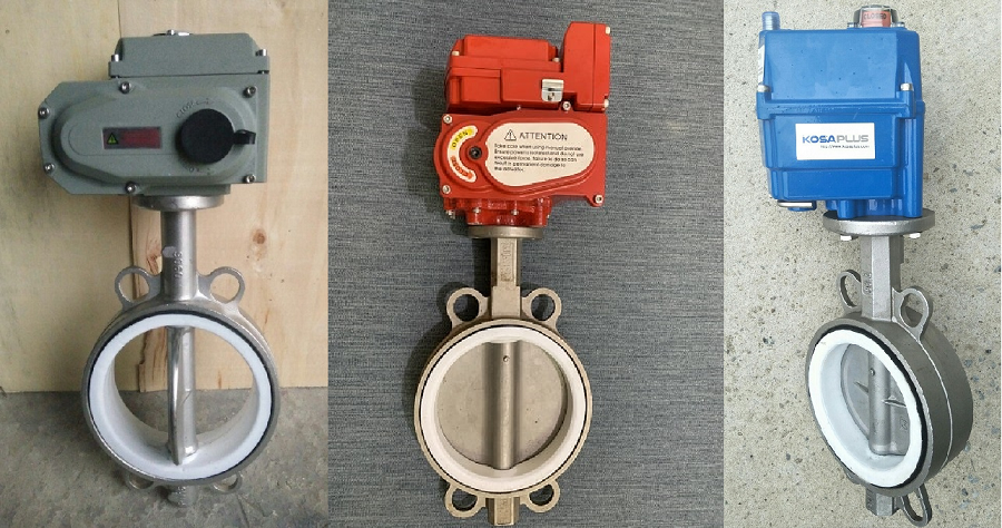 van bướm inox điều khiển điện