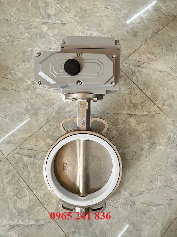Van bướm inox 304, 316 điều khiển điện 24V, 110V, 220V, 380V, chính hãng, giá rẻ.