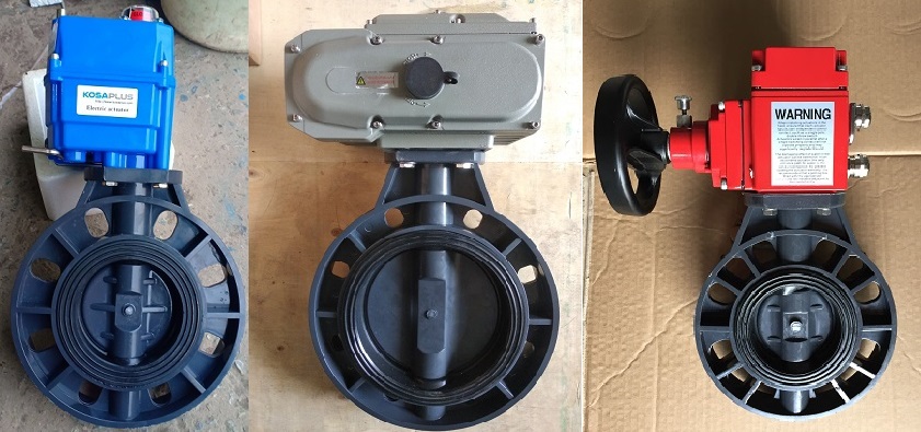 van bướm nhựa điều khiển điện