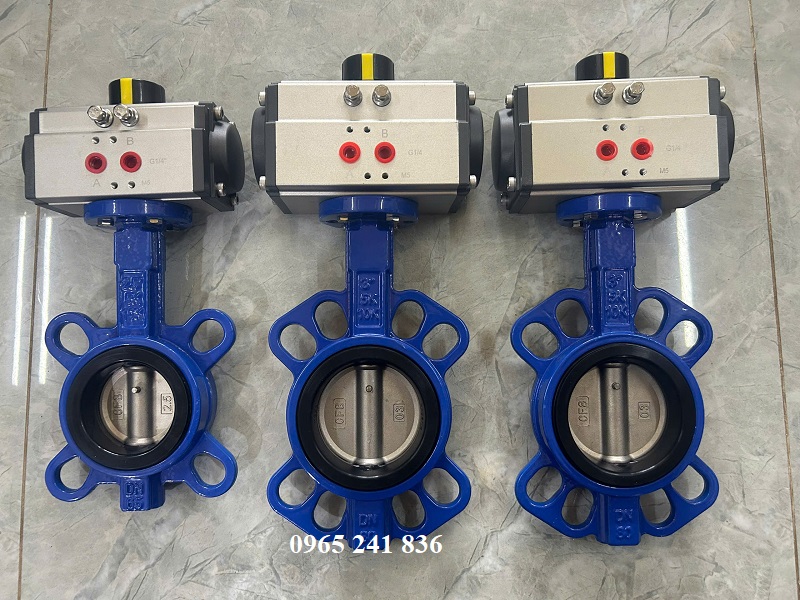 Bảng giá van bướm gang điều khiển khí nén