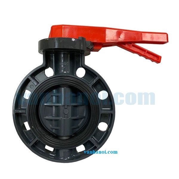 Van bướm nhựa tay gạt, tay quay PVC, UPVC, PPH, PPR, CPVC giá rẻ.