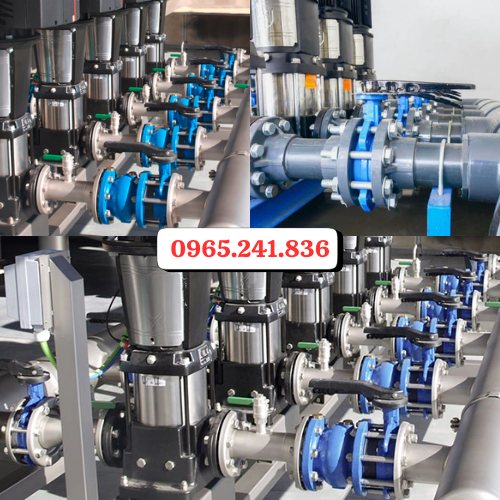Ứng dụng van bướm gang tay gạt Châu Âu