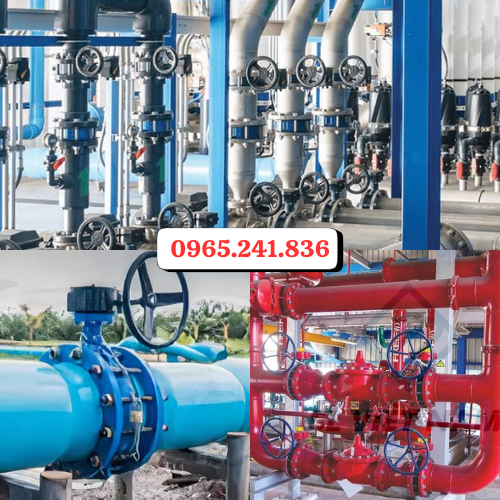 Ứng dụng van bướm gang tay quay KSPM trong thực tế