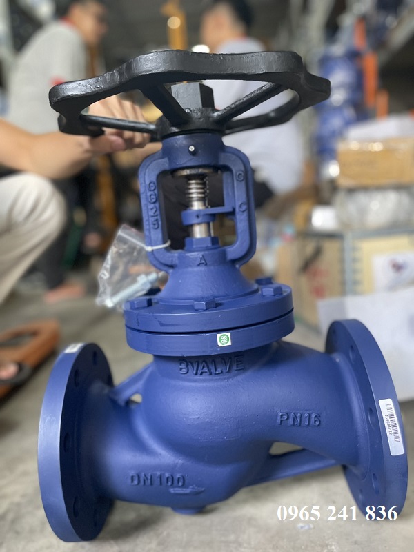 Van cầu gang dẻo Bellow Sead PN16 Bvalve T&acirc;y Ban Nha.