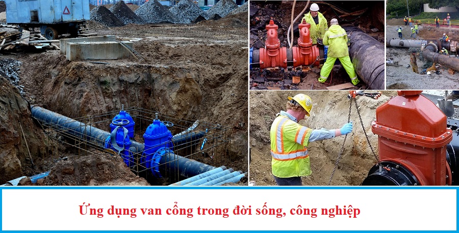 ứng dụng van cổng