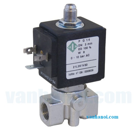 Van điện từ 3 ngã inox.