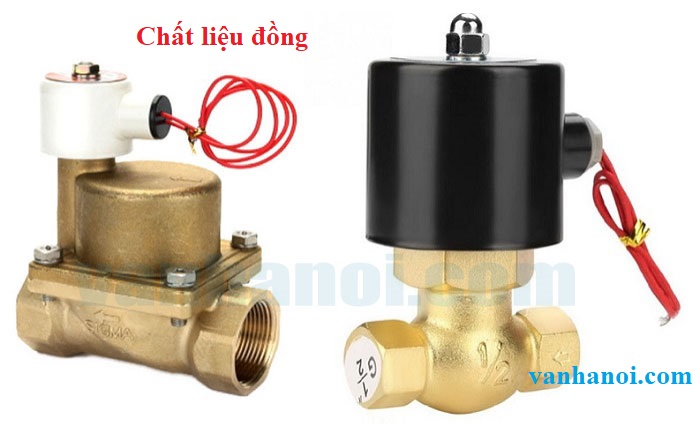 Cấu tạo van điện từ đồng.