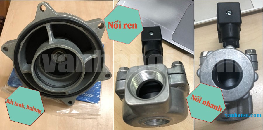 Nguyên lý hoạt động van điện từ giũ bụi.