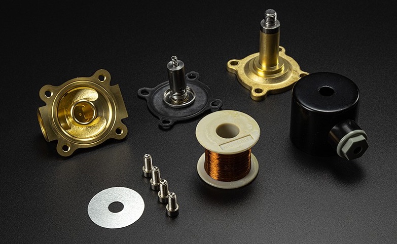 Cấu tạo van điện từ.