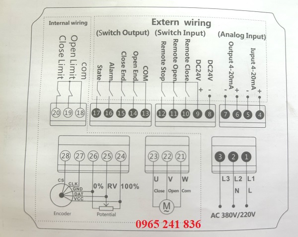 Bảng mạch van điều khiển điện tuyến tính 220V