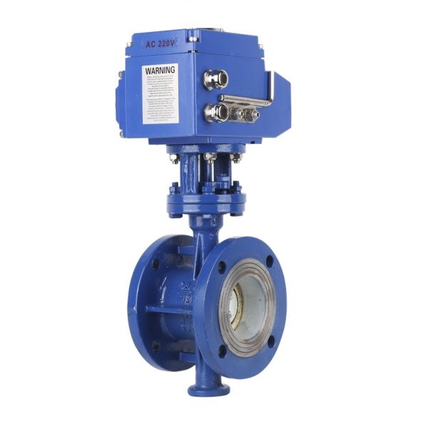 Van bướm thép điều khiển điện, 24V, 220V chính hãng.