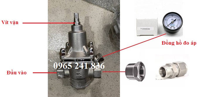 cấu tạo van giảm áp inox