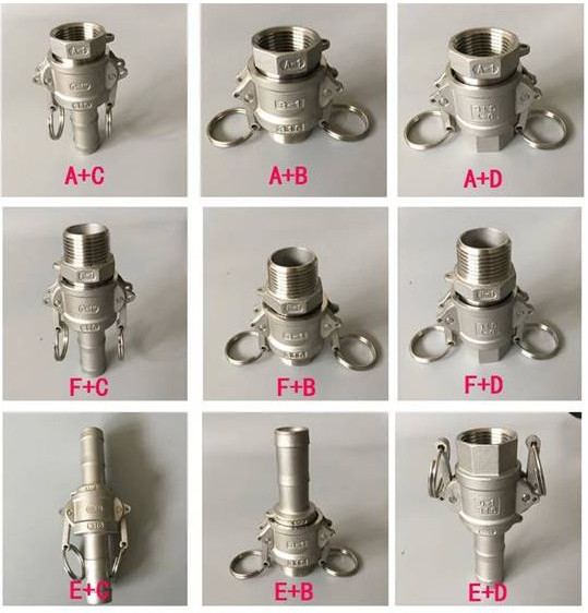 Bộ khớp nối nhanh inox 304, 316.