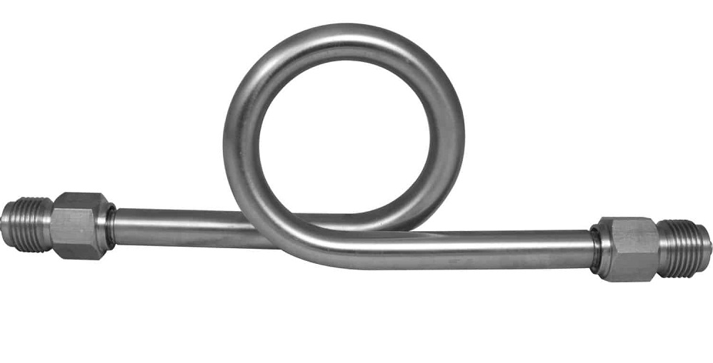 xi phông inox 2 đầu ren trong