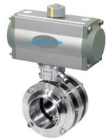 Van bướm vi sinh điều khiển khí nén